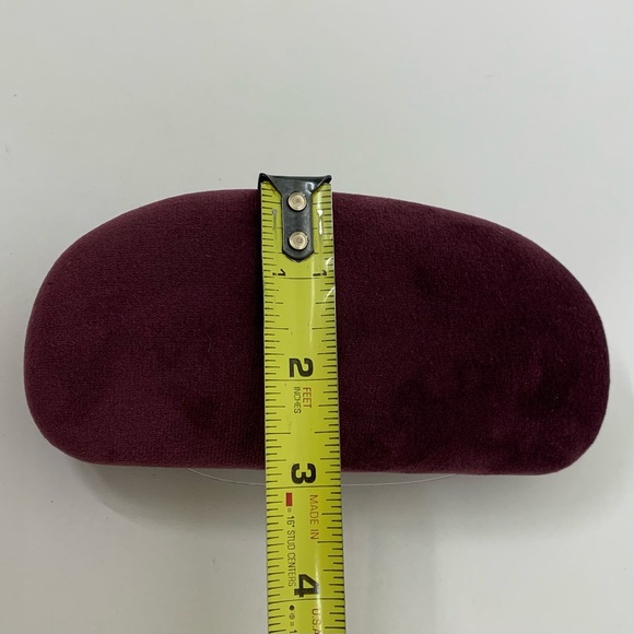 A New Day Solid Warm Plum Purple Velvet Sunglasses & Eye Glass Case New Nwt - Picture 10 of 12